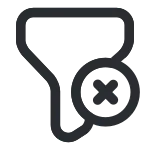 Filter Remove SVG Icon